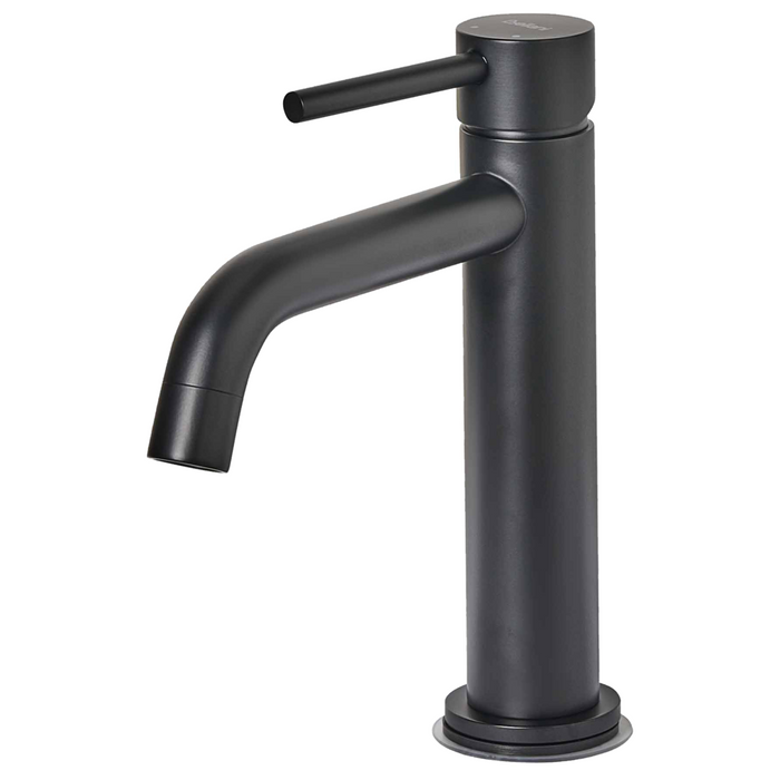 Rubinetto per lavabo in ottone nero 18 cm cromato monocomando Accessori bagno moderni