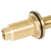 Rubinetto miscelatore per lavabo in ottone oroa due maniglie con beccuccio curvo Accessori bagno Bagno