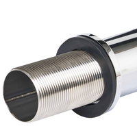 Elegante rubinetto per lavabo in ottone opaco monocomando 18 cm Accessori bagno argento