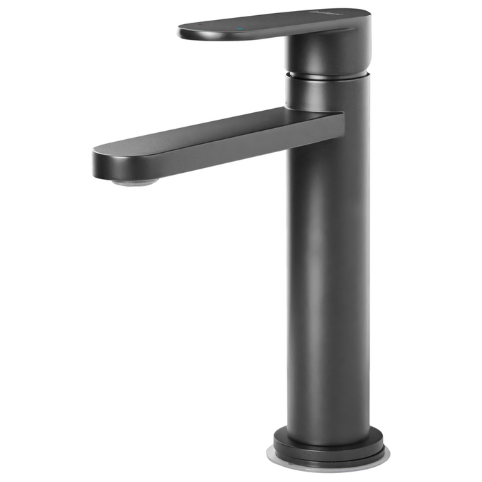 Elegante rubinetto per lavabo in ottone opaco monocomando 18 cm Accessori bagno oro