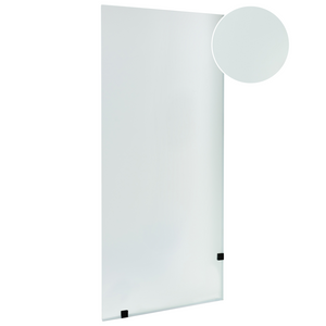 Vetro temperato per doccia in vetro temperato Walk in 90 x 195 cm Nero design elegante