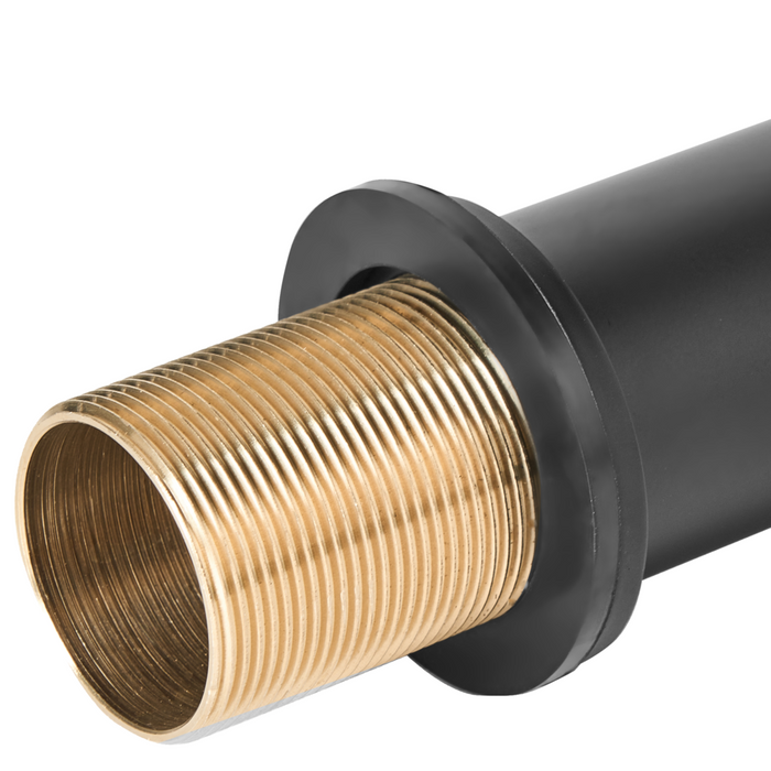 Elegante rubinetto per lavabo in ottone cromato monocomando 21 cm Accessori bagno moderni nero