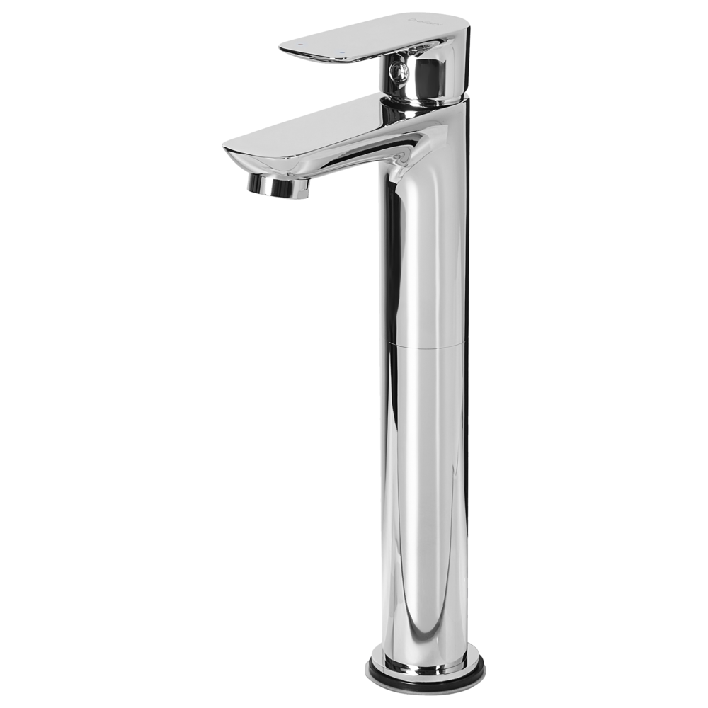 Elegante rubinetto per lavabo in ottone cromato monocomando 28 cm Accessori bagno moderni argento
