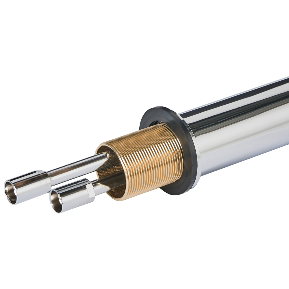 Elegante rubinetto per lavabo in ottone cromato monocomando 28 cm Accessori bagno moderni argento