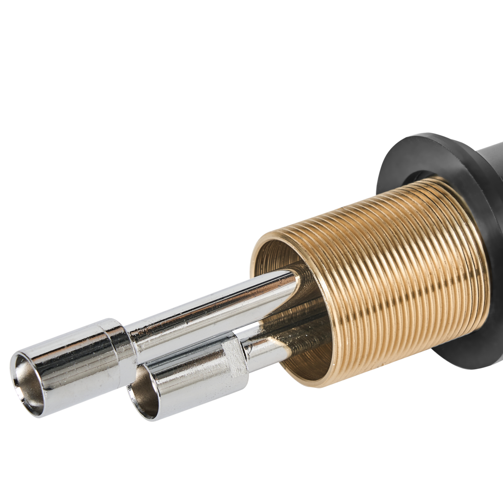 Elegante rubinetto per lavabo in ottone cromato monocomando 21 cm Accessori bagno moderni nero