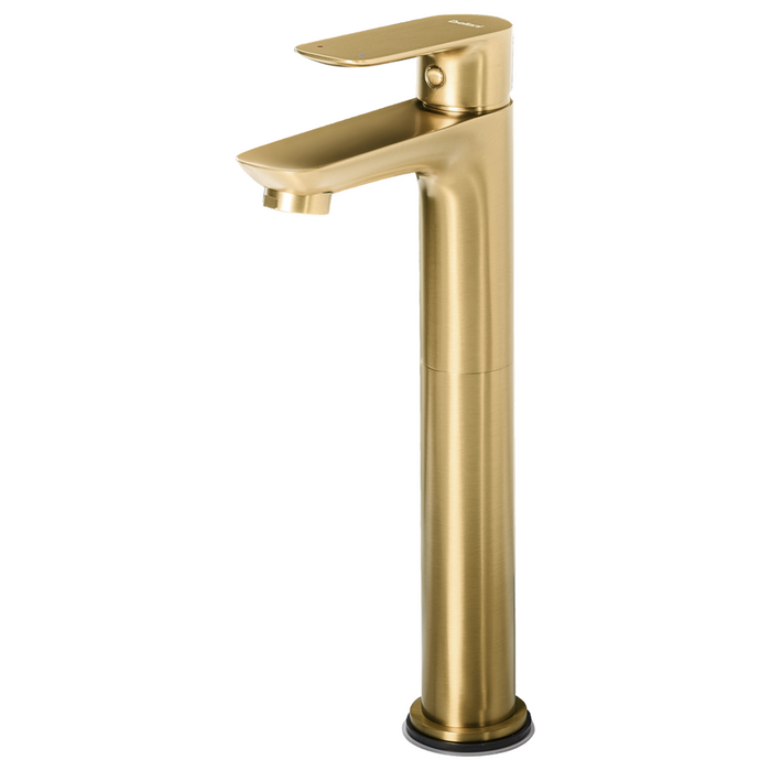 Elegante rubinetto per lavabo in ottone cromato monocomando 21 cm Accessori bagno moderni oro