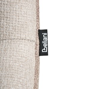 Set di 2 sedie da pranzo senza braccioli Tappezzeria Beige stile scandinavo