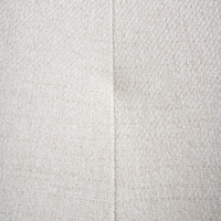 Set di 2 sedie da pranzo beige chiaro girevoli senza braccioli design scandinavo