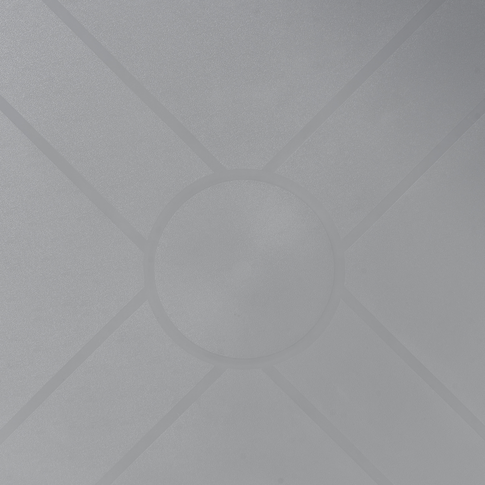 Tavolo da pranzo da giardino Grigio chiaro Struttura sintetica 4 posti resistente alle intemperie Patio esterno