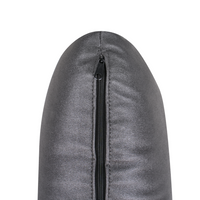 Divano angolare sinistro a 1 posto Modulo in ecopelle Nero Brande stile moderno