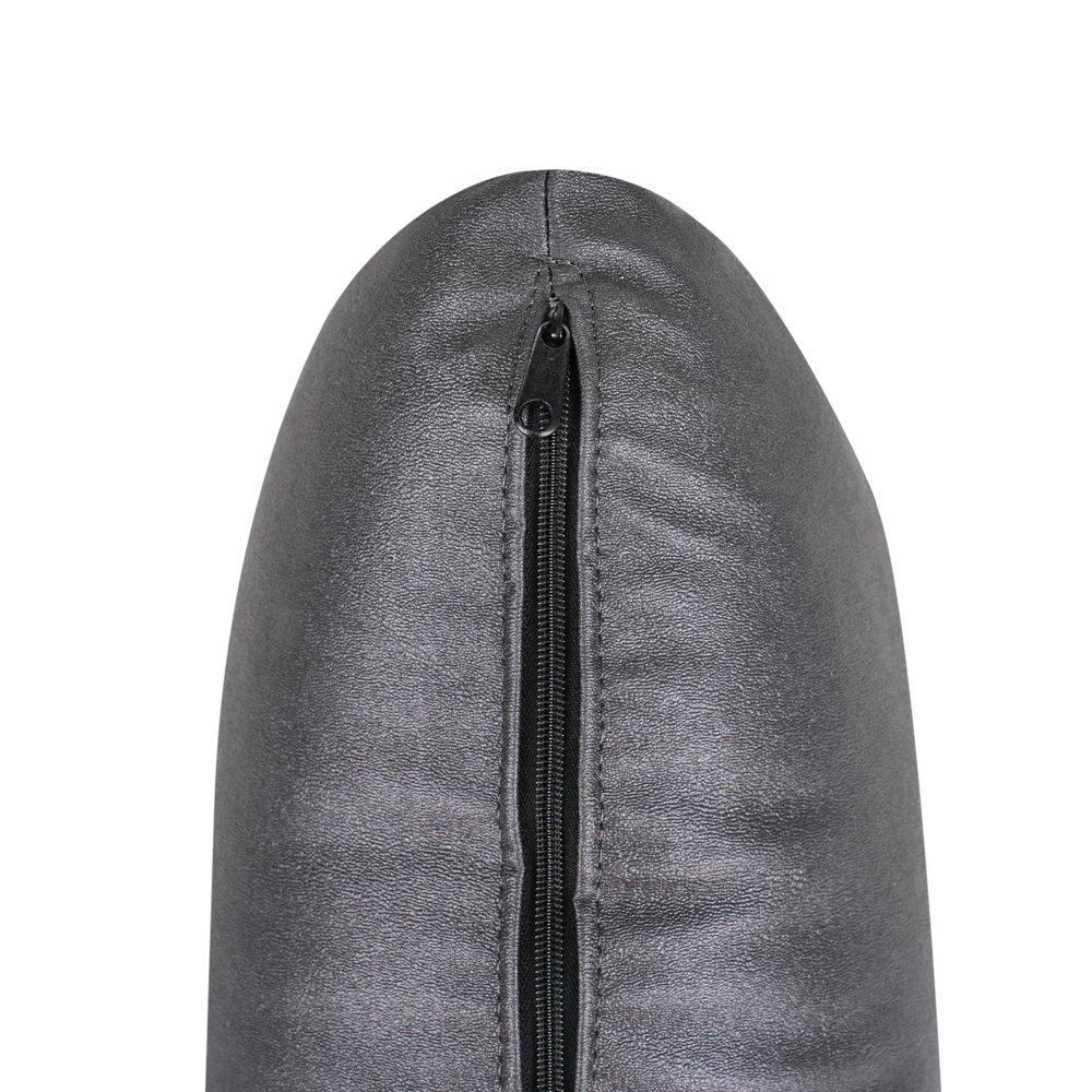 Divano angolare destro a 1 posto Modulo in ecopelle Nero stile moderno