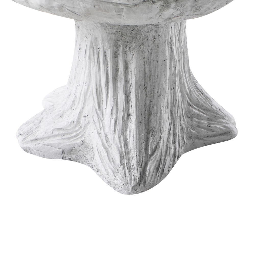 Fontana per uccelli MGO per giardino Accento decorativo all'aperto grigio