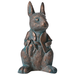 Statuetta decorativa MgO coniglio marrone Decorazione per interni esterni Soggiorno