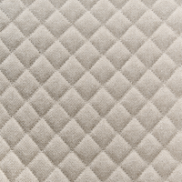 Set di 2 poltrone da giardino Beige Rivestimento in tessuto Gambe d'acciaio Arredamento da interno per esterni Resistente alle intemperie