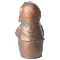 Statuetta decorativa in MgO Riccio Decorazione da giardino Marrone Decorazione per interni esterni Soggiorno