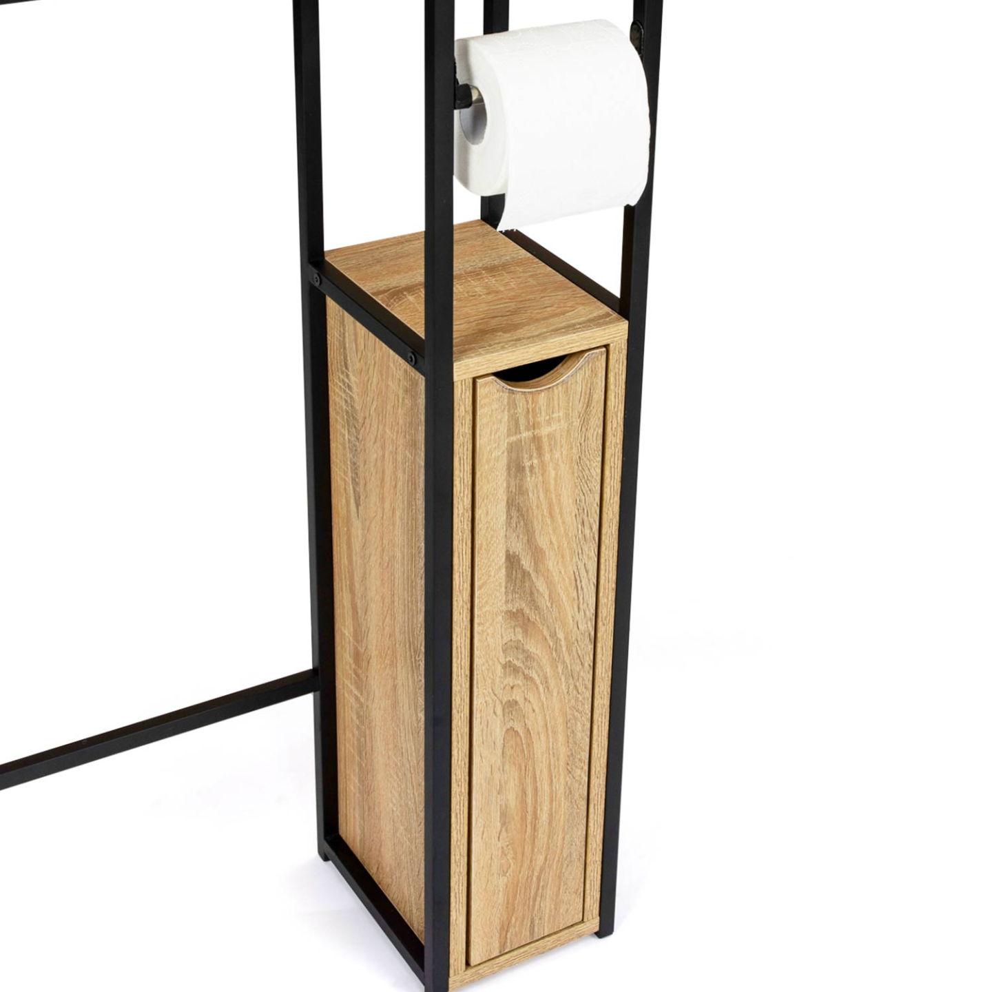 IDMarket - Unità WC 3 in 1 con armadietti di design industriale DETROIT