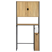 IDMarket - Unità WC 3 in 1 con armadietti di design industriale DETROIT