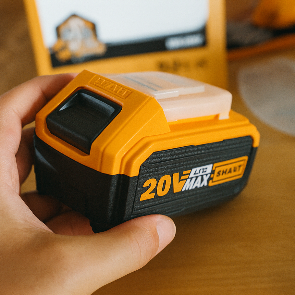 Kit pack pro caricabatterie doppio rapido 4ah + 2 batterie 20v 5 ah 2 ah