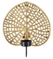 Portacandele Da Muro Lotus cm 20X8X22,2