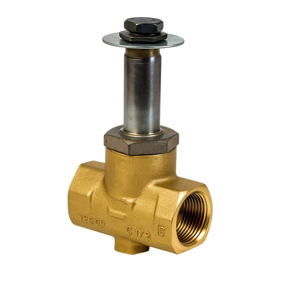 Valvola a solenoide 2 vie nc in ottone passaggio 5 mm
