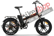 Bici Bicicletta Elettrica E-bike Pieghevole RKS Urban Bike RSIV-Pro 250W 48V Batteria Litio Shimano-Nero
