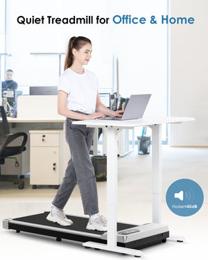 Tapis Roulant per casa e ufficio - RATTANTREE - Display a LED - 8km/h - Capacity 120 kg - Argenteo