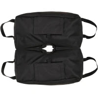 Base per Ombrellone a Sacco Riempibile con 50 kg di Sabbia,  in Plastica e tessuto Oxford, 50x25x18 cm, Nero