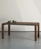 E-STYLO Tavolo allungabile moderno in MDF lucido, perfetto per chi ha spazi ridotti ma non vuole rinunciare a cene con parenti e amici, 90cm X 174/264cm H. 76cm