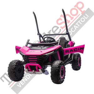 Auto Elettrica per Bambini UTV 24V-Rosa