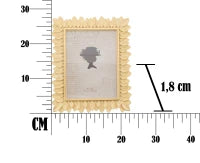 Cornice Glam Leaves Cm 23X1.8X28 (Misura Interna Cm 15X20)