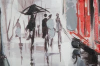 Dipinto Su Tela Tram -B- Cm 80X3X80