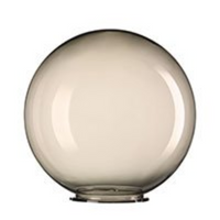 Acrilux globo sfera lampioni fumè con possibilità di montaggio a palo *** diametro 250 millimetri, confezione 1