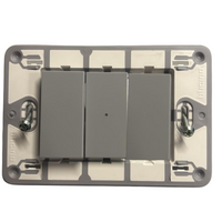 bticino serie matixgo deviatore assiale unipolare illuminabile 10ax 250vac *** colore grigio, confezione 1