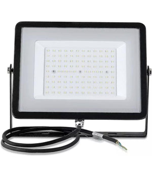 V-tac Faro Faretto Led Smd 10w 20w 30w 50w 100w Slim Da Esterno Ip65 Colore Nero  -bianco Freddo-30 Watt      