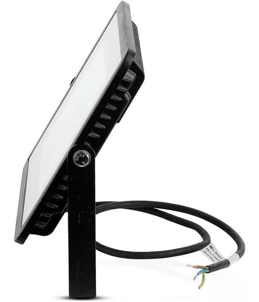 V-tac Faro Faretto Led Smd 10w 20w 30w 50w 100w Slim Da Esterno Ip65 Colore Nero  -bianco Freddo-10 Watt      