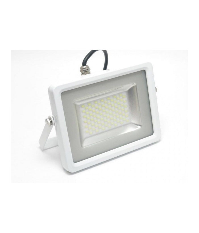 V-tac Faro Led Smd 10w 20w 30w 50w 100w Ultra Slim Da Esterno Colore Bianco  -bianco Freddo-50 Watt      