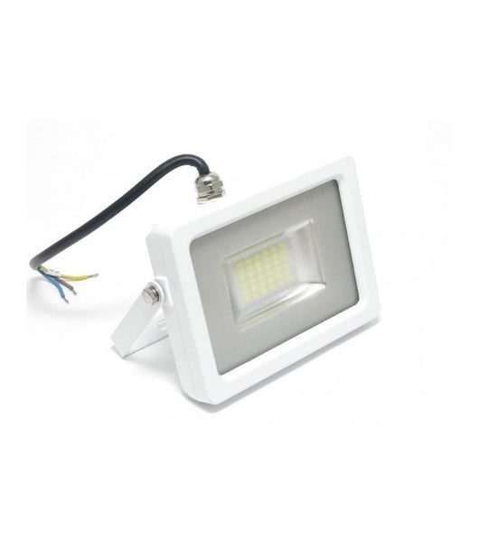 V-tac Faro Led Smd 10w 20w 30w 50w 100w Ultra Slim Da Esterno Colore Bianco  -bianco Caldo-20 Watt      