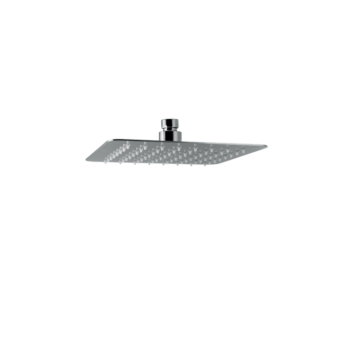 Soffione doccia ultraslim 20x20 cm quadro Cromato Vema WELLNESS BRASS V08247