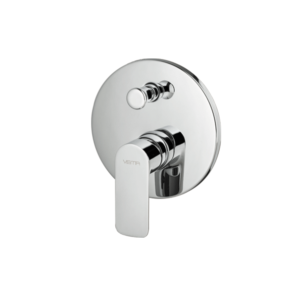 Miscelatore doccia incasso con deviatore Vema SLATE V14140 Cromato