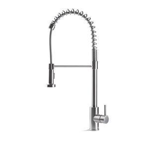 Miscelatore lavello da cucina acciaio inox Vema TIBER STEEL KITCHEN V18030 Satinato