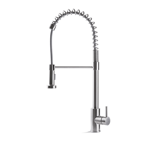 Miscelatore lavello da cucina acciaio inox Vema TIBER STEEL KITCHEN V18030 Satinato