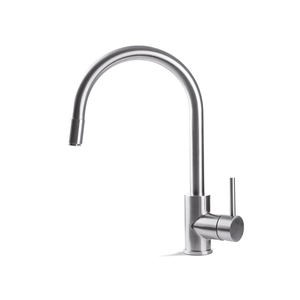 Miscelatore per lavello da cucina acciaio inox Vema TIBER STEEL KITCHEN V18040 Satinato