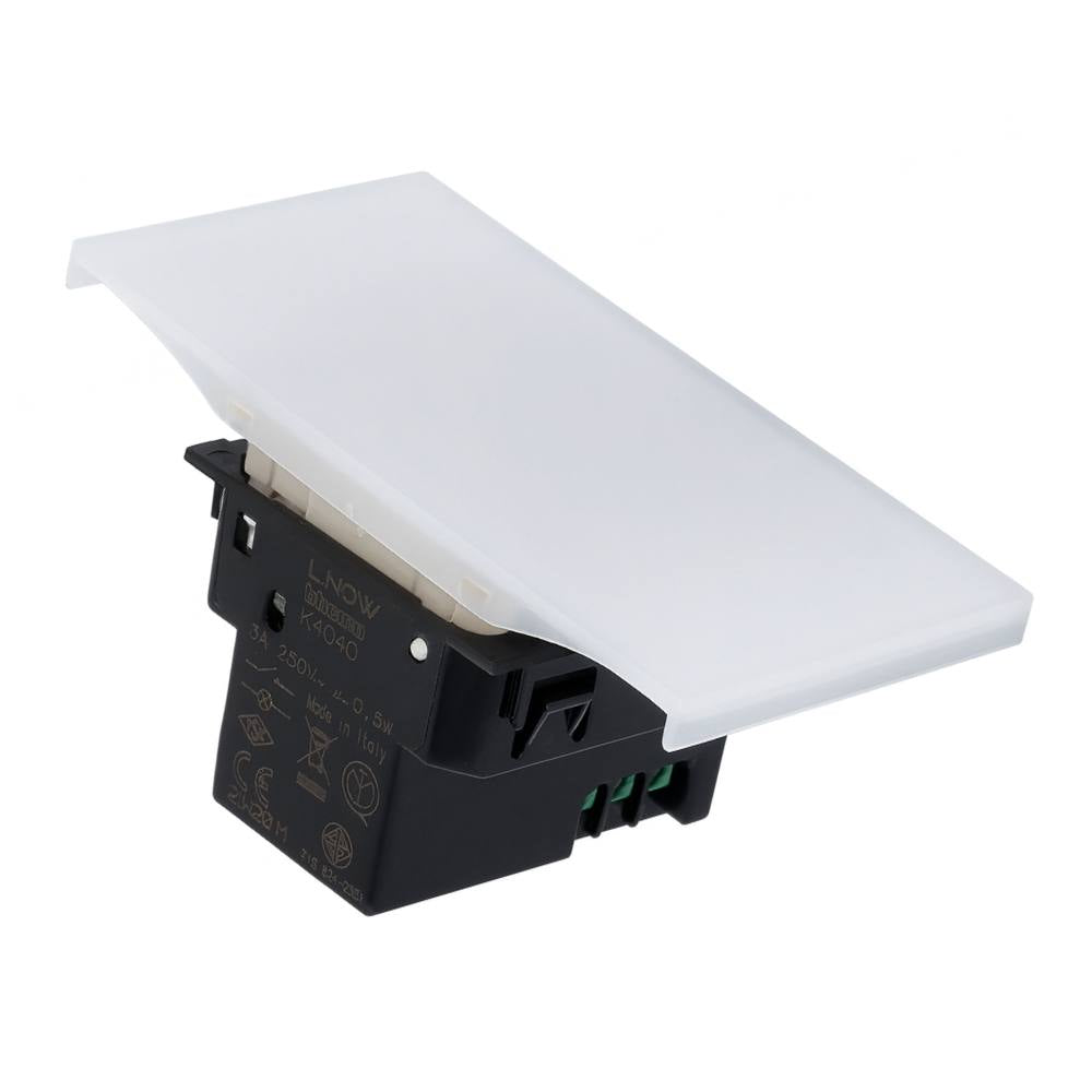 Bticino living now k4040 pulsante targa retroilluminato led 3a 250v
