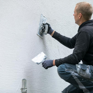 Frattone dentato acciaio inox intonaco edilizia finiture rivestimenti 280x130 mm