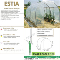 Serra per orto con tunnel estia large