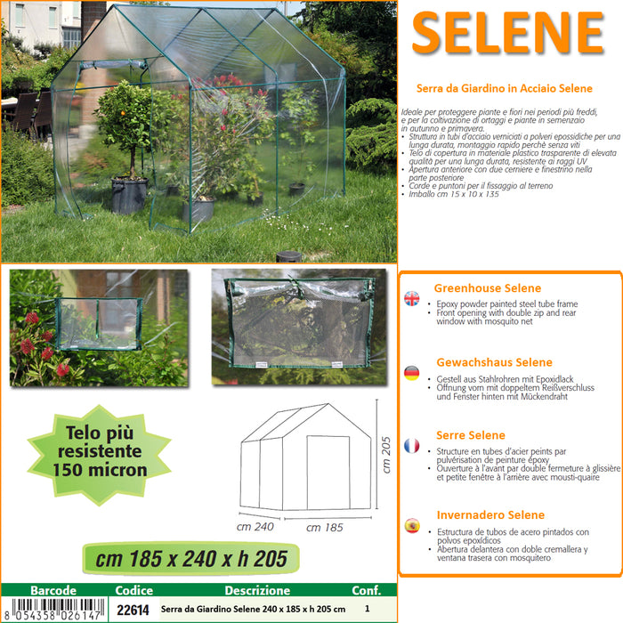 Serra da giardino in acciaio selene