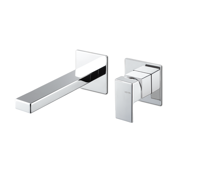 Miscelatore lavabo a parete Cromato Vema LYS V25050