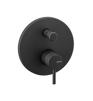 Miscelatore doccia incasso con deviatore nero opaco Vema MAIRA V27140