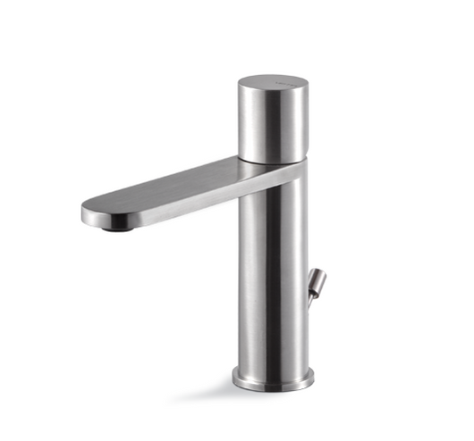 Miscelatore lavabo con scarico acciaio inox Vema VENY STEEL V29010 Satinato