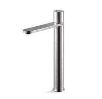 Miscelatore lavabo alto senza scarico acciaio inox Vema VENY STEEL V29021 Satinato